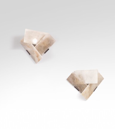 View full screen - View 1 of Lot 54. Paire d'appliques Mouche.