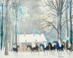 André Brasilier 安德烈・布拉吉利 | Hiver à Loupeigne 盧佩涅的冬天