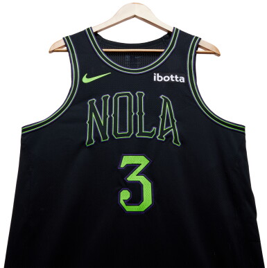 View full screen - View 1 of Lot 65. CJ McCollum New Orleans Pelicans 2023-2024 Game Worn City Edition Jersey .