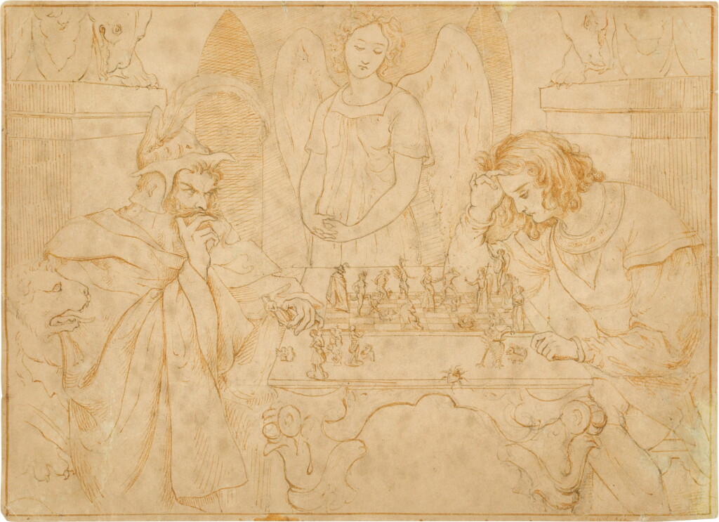 View full screen - View 1 of Lot 439. Four versions of 'The Chess Players' .