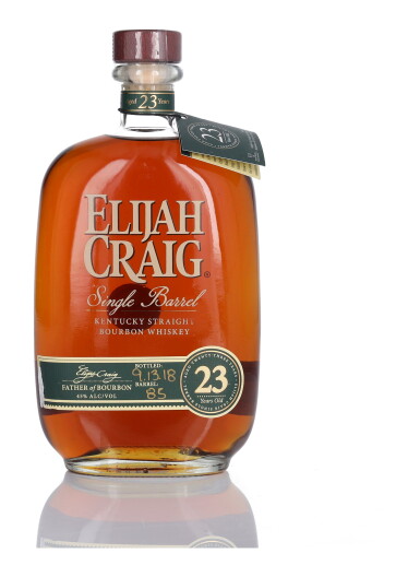 View full screen - View 1 of Lot 164. Elijah Craig Single Barrel 23 Year Old 45.0 abv NV (1 BT 75cl).