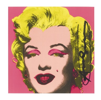 View full screen - View 1 of Lot 150. ANDY WARHOL | MARILYN (INVITATION) (NOT IN FELDMAN & SCHELLMANN).