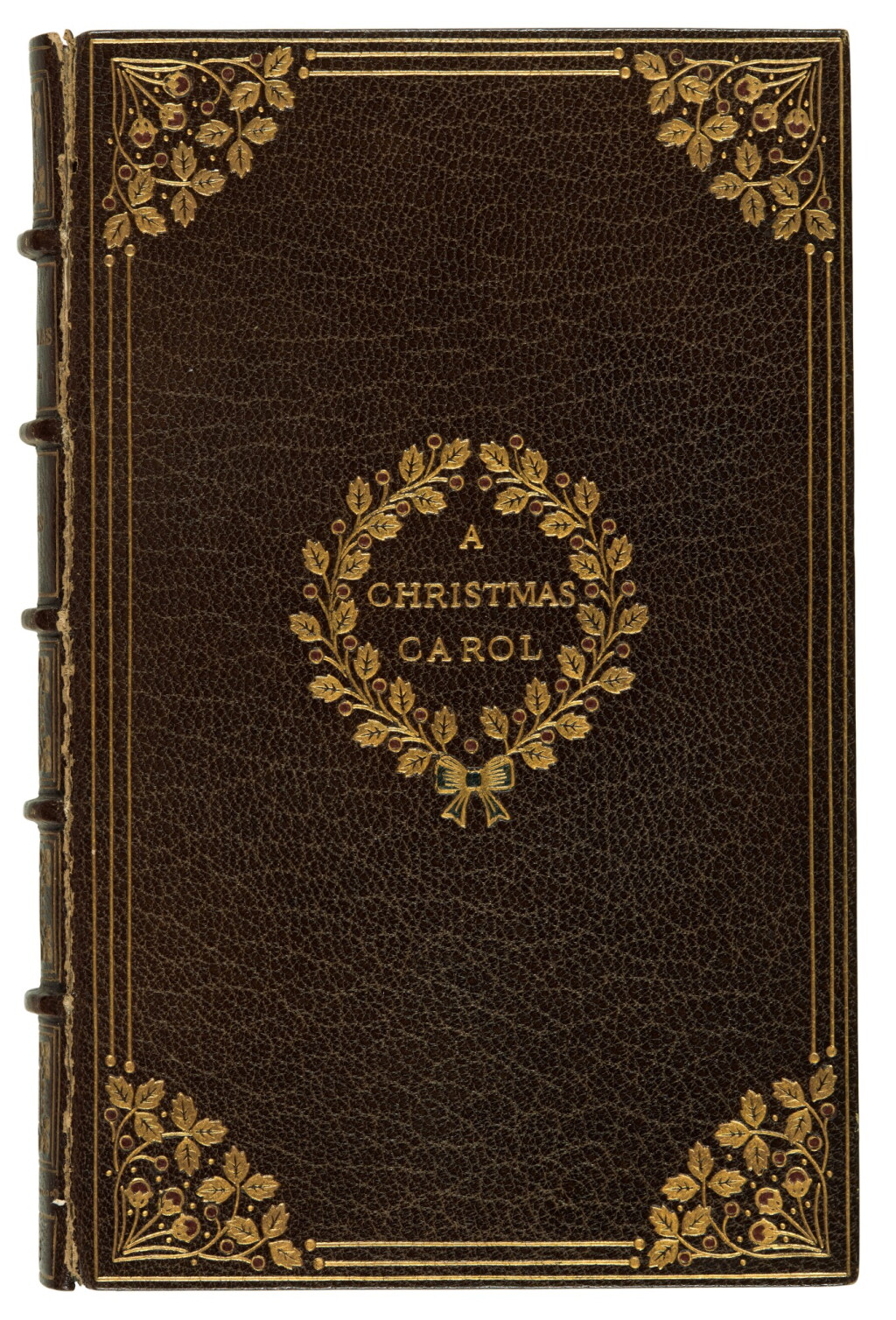 View full screen - View 1 of Lot 47. Charles Dickens | A Christmas Carol. London: Chapman & Hall, 1843, first edition with autograph cheque.