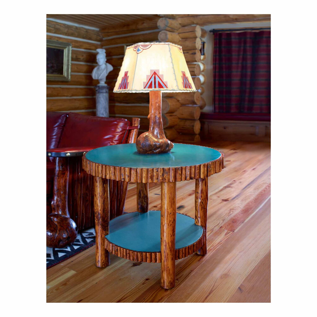 View full screen - View 1 of Lot 208. THOMAS MOLESWORTH | TWO-TIER SIDE TABLE.
