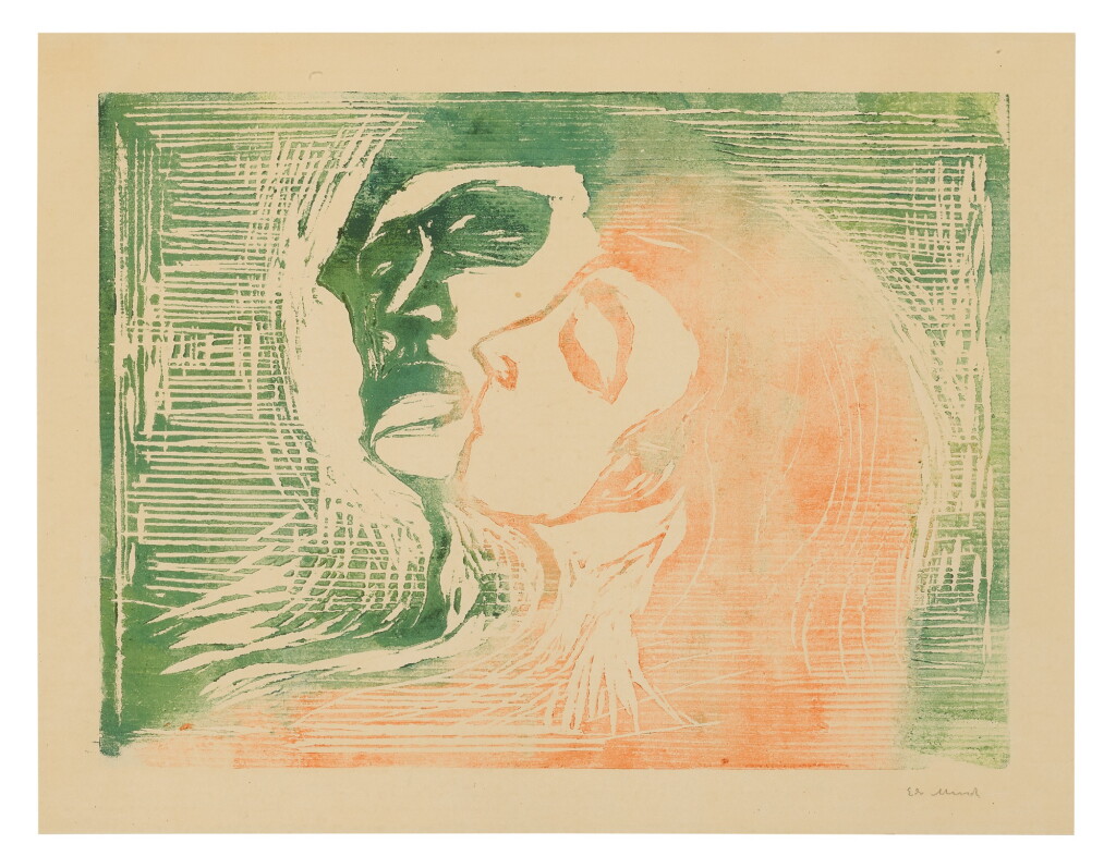 View full screen - View 1 of Lot 43. EDVARD MUNCH | HEAD BY HEAD (SCH. 230; W. 268).