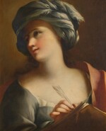 Sybil in a blue turban