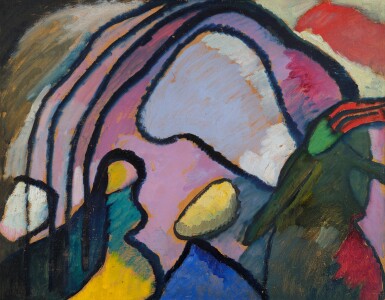 View full screen - View 1 of Lot 43. Studie für Improvisation 10 (Study for Improvisation 10).