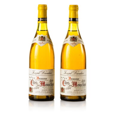 View full screen - View 1 of Lot 364. Beaune, Clos des Mouches Blanc 1982 Joseph Drouhin (2 BT).