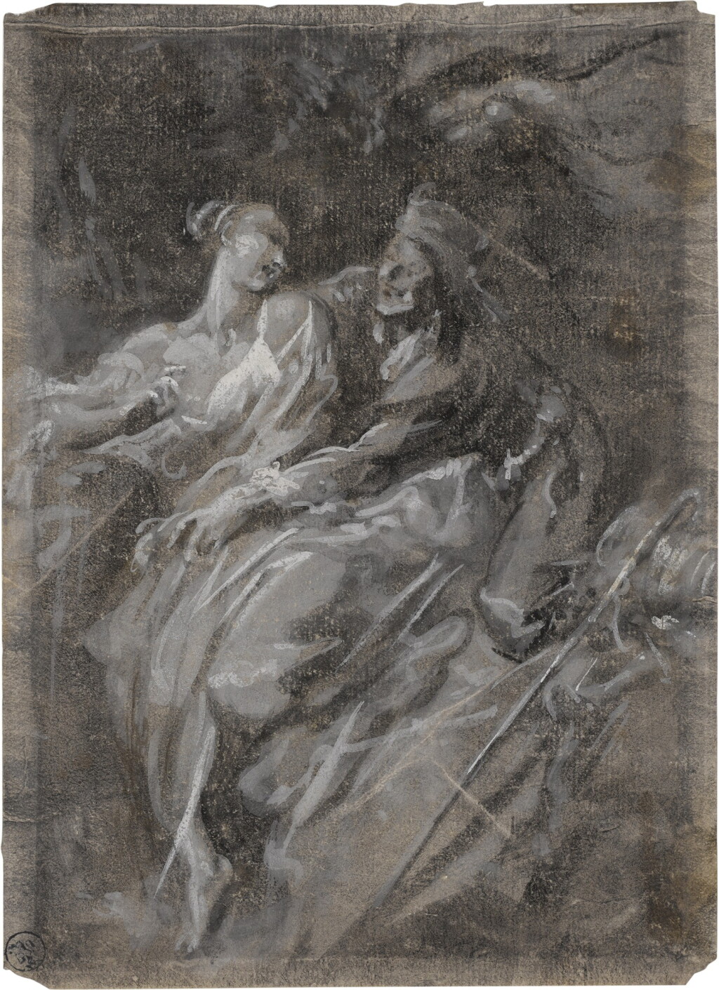 View full screen - View 1 of Lot 235. An Amorous Couple.