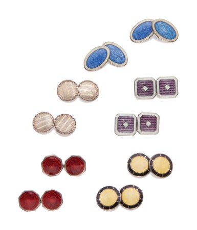 View full screen - View 1 of Lot 16. Group of Cufflinks.