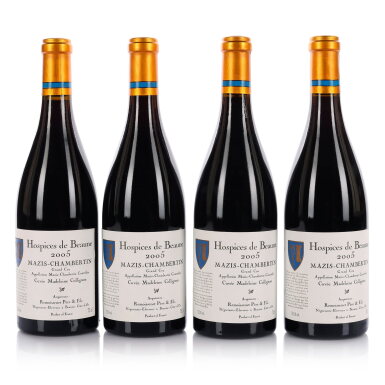 View full screen - View 1 of Lot 364. Mazis-Chambertin Grand Cru, Cuvée Madeleine Collignon 2005 Hospices de Beaune (4 BT).