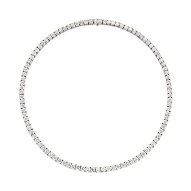 View full screen - View 1 of Lot 223. Diamond Rivière Necklace | 鑽石 項鏈.