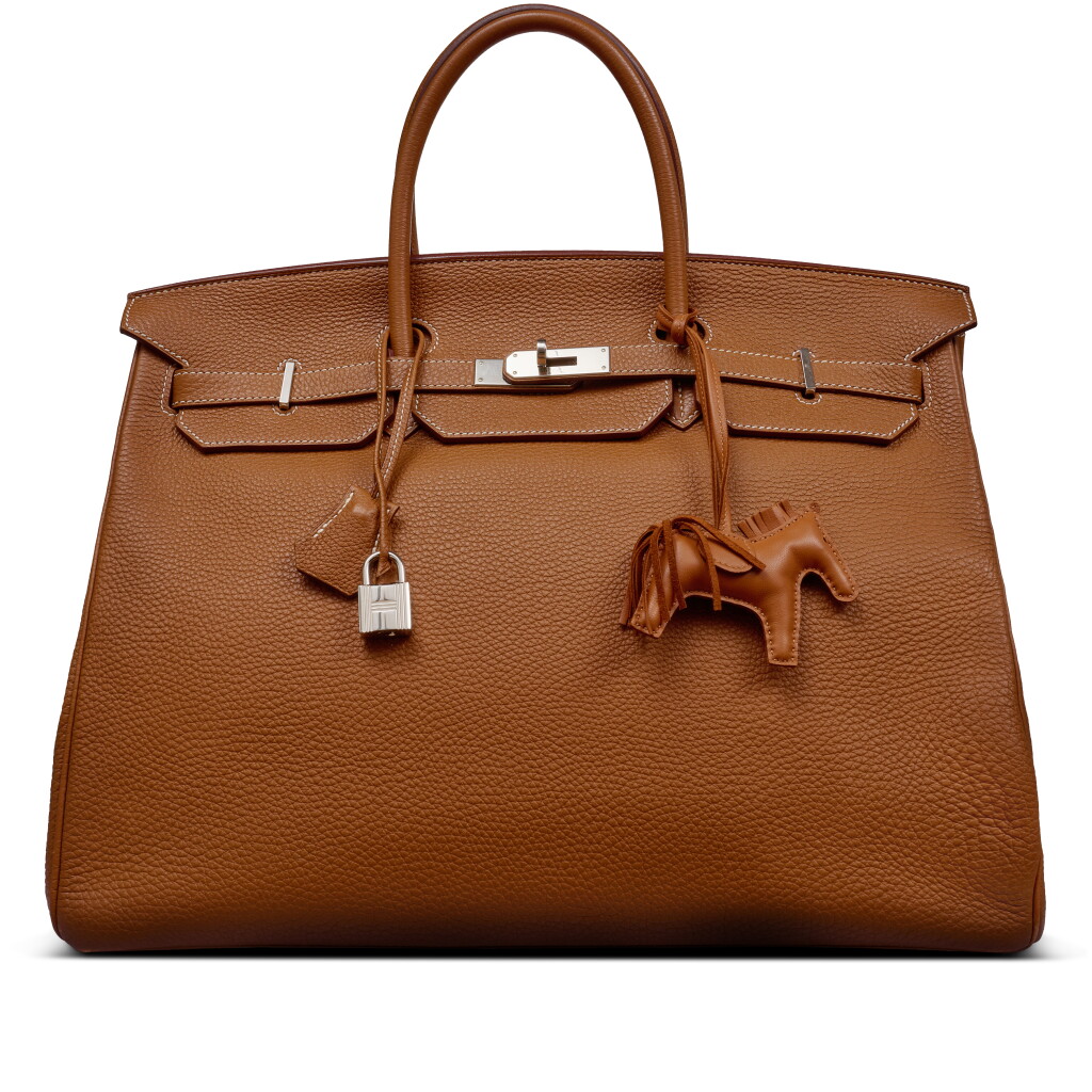 View full screen - View 1 of Lot 35. Gold Togo Birkin 40 Palladium Hardware, 2011.