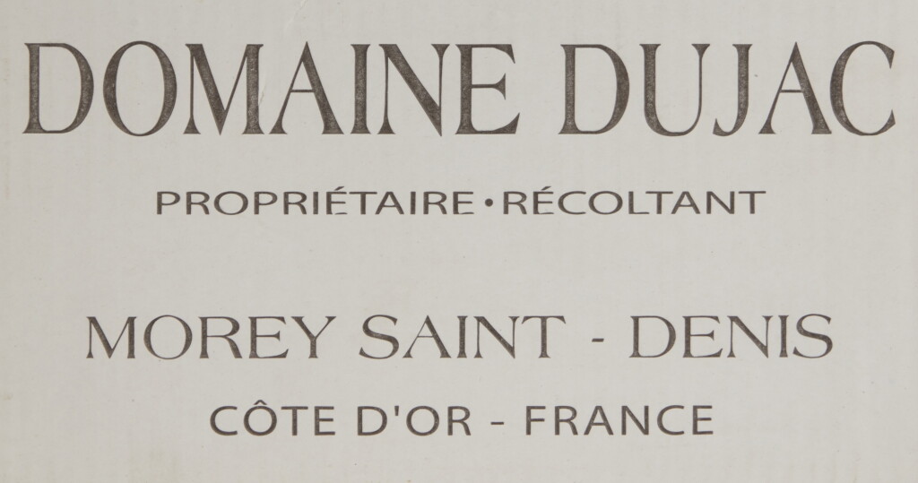 View full screen - View 1 of Lot 13. Gevrey Chambertin, Aux Combottes Domaine Dujac "Vertical" (6 BT).
