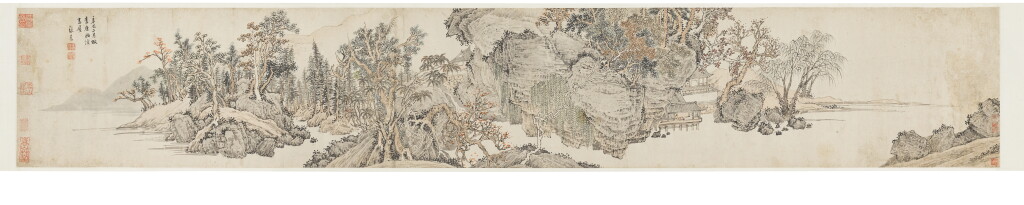 View full screen - View 1 of Lot 2574. Zhang Hong 張宏 | Studio by a Secluded Stream 仿李唐《幽溪書屋圖》.