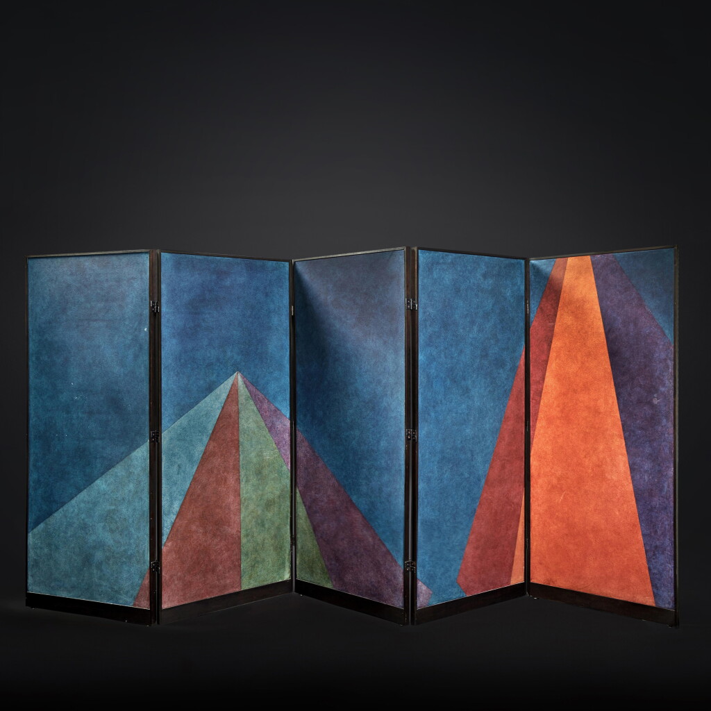 View full screen - View 1 of Lot 70. A Unique "Folding Screen A-6".