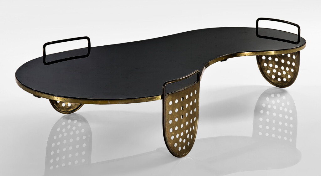 View full screen - View 1 of Lot 293. JEAN ROYÈRE | "FLAQUE" COFFEE TABLE.