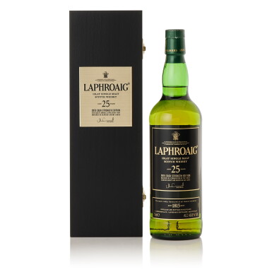 View full screen - View 1 of Lot 257. Laphroaig 25 Year Old Cask Strength 2015 Edition 46.8 abv NV (1 BT70).