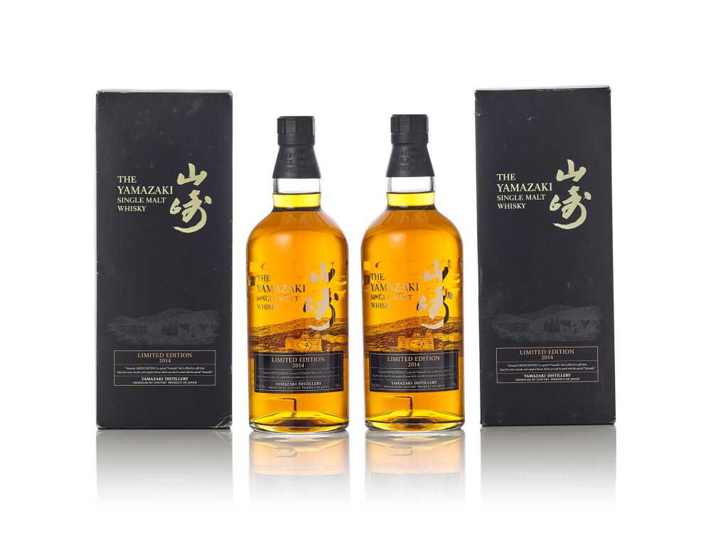 View full screen - View 1 of Lot 7700. 山崎 The Yamazaki Limited Edition Single Malt Whisky 43.0 abv 2014 (2 BT70).
