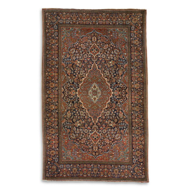 View full screen - View 1 of Lot 167. A Kashan kurk rug, Central Persia, early 20th century.