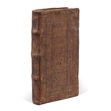 View full screen - View 1 of Lot 86. Claudianus, Opera, Venice, Aldus, 1523, contemporary Roman brown morocco.