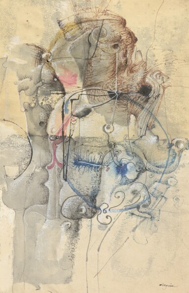 View full screen - View 1 of Lot 247. Christian d'Orgeix | Sans Titre.