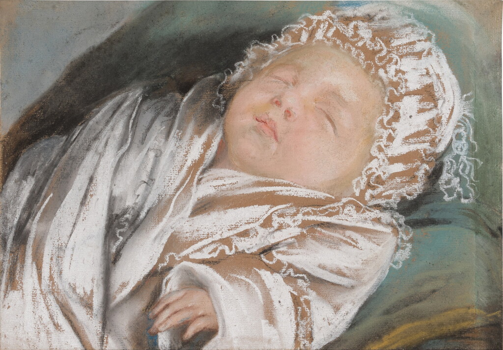 View full screen - View 1 of Lot 7. The Little Eugène de Montesquiou-Fézensac Asleep .
