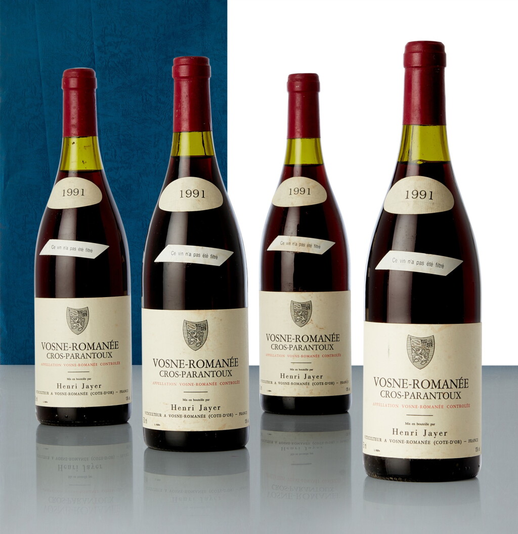 View full screen - View 1 of Lot 6635. Vosne Romanée, Cros Parantoux 1991 Henri Jayer (4 BT).