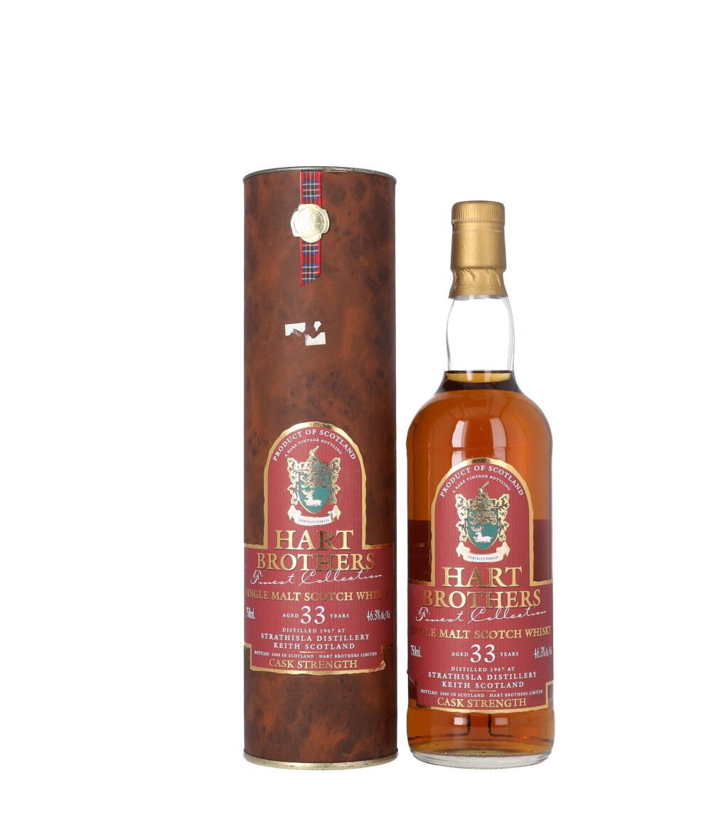 View full screen - View 1 of Lot 6080. Strathisla Hart Brothers Finest Collection 33 Year Old 46.3 abv 1967 (1 BT75).