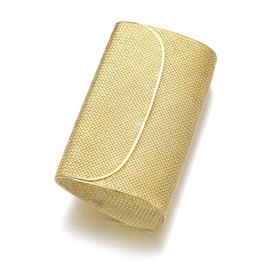 View full screen - View 1 of Lot 52. LADY'S GOLD EVENING BAG.