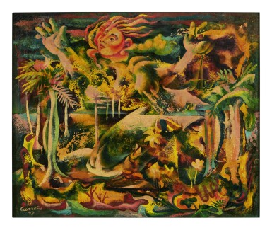 View full screen - View 1 of Lot 260. Allegory of a Cuban Landscape.