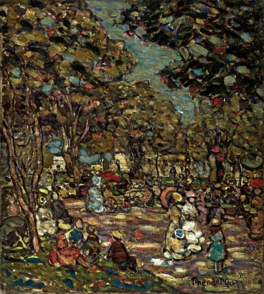 View full screen - View 1 of Lot 240. Central Park (Summer in Central Park).