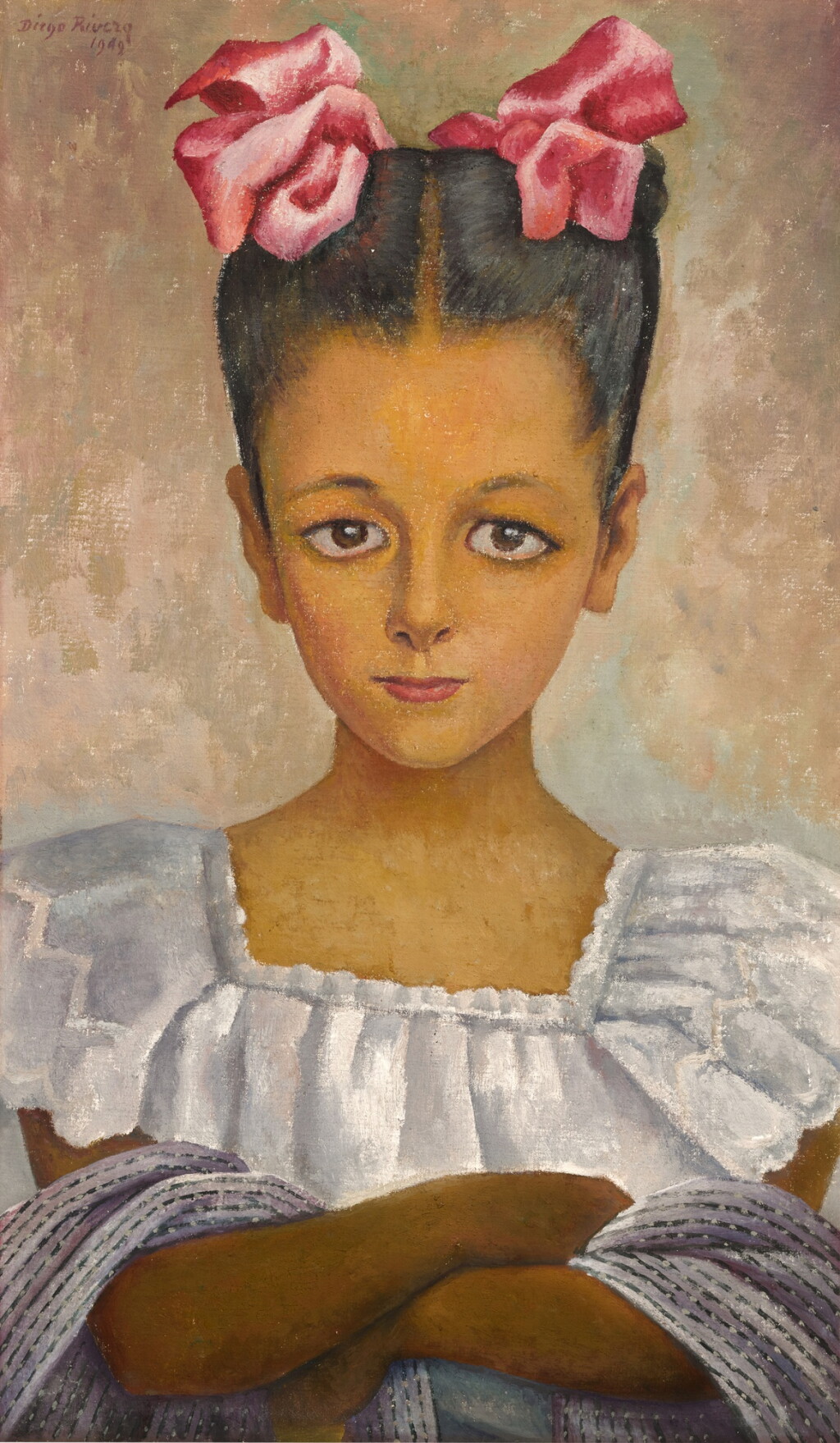 Voir en plein écran - Voir 1 du lot 518. Retrato de la niña Dolores Reachi.