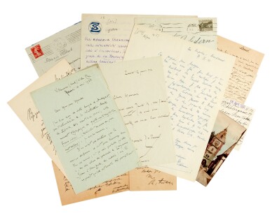 View full screen - View 1 of Lot 303. Writers, Collection of autograph letters signed, C19th and C20th.