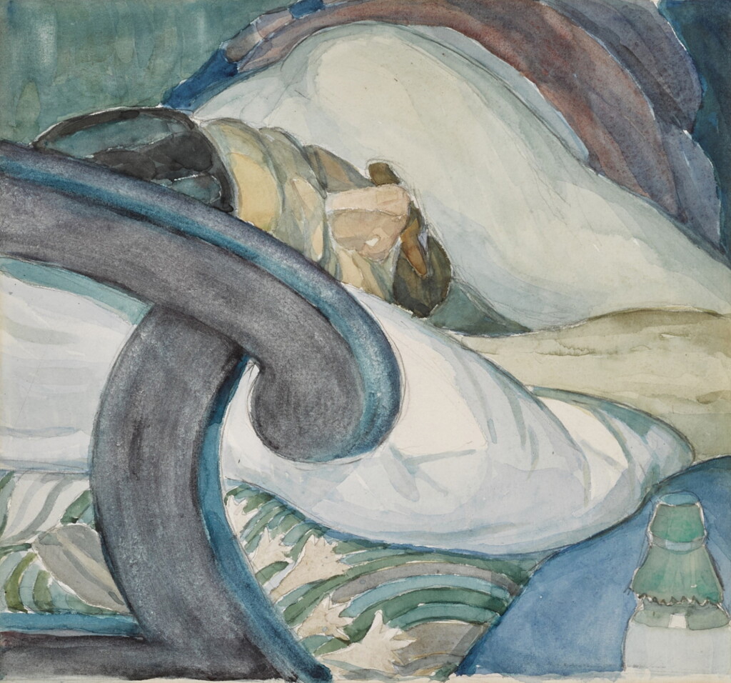 View full screen - View 1 of Lot 90. Sleeping Man.