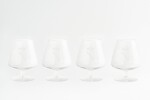 A SET OF FOUR GERMAN 'NAPOLEON' BRANDY GLASSES