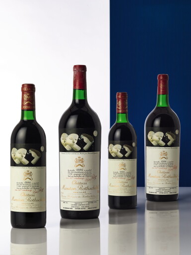 View full screen - View 1 of Lot 8006. Château Mouton Rothschild 1986 (6 MAG).