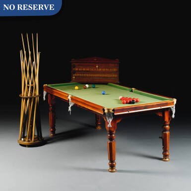 View full screen - View 1 of Lot 167. A Bussey's patent snooker table/dining table, early 20th century.