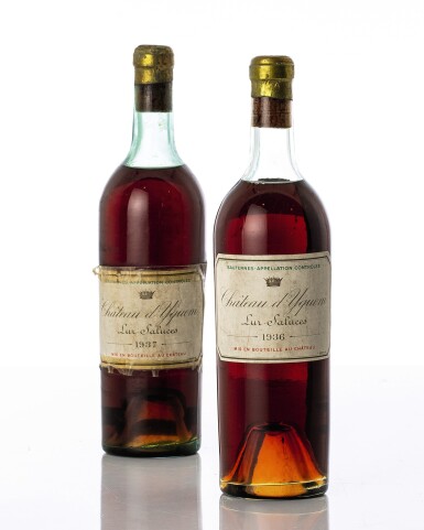 View full screen - View 1 of Lot 6796. Château d'Yquem 1936 (4 BT).
