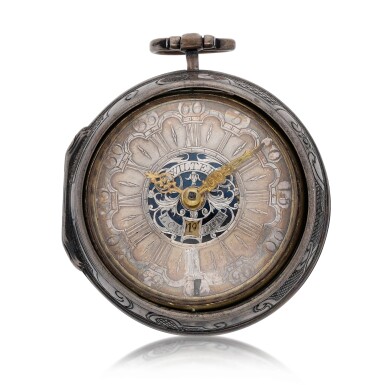 View full screen - View 1 of Lot 67. A silver pair cased verge watch Circa 1730.