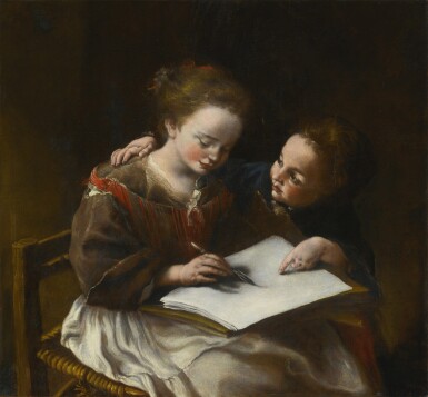 View full screen - View 1 of Lot 34. The Drawing Lesson.