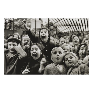 View full screen - View 1 of Lot 94. ALFRED EISENSTAEDT | CHILDREN AT THE PUPPET THEATER.