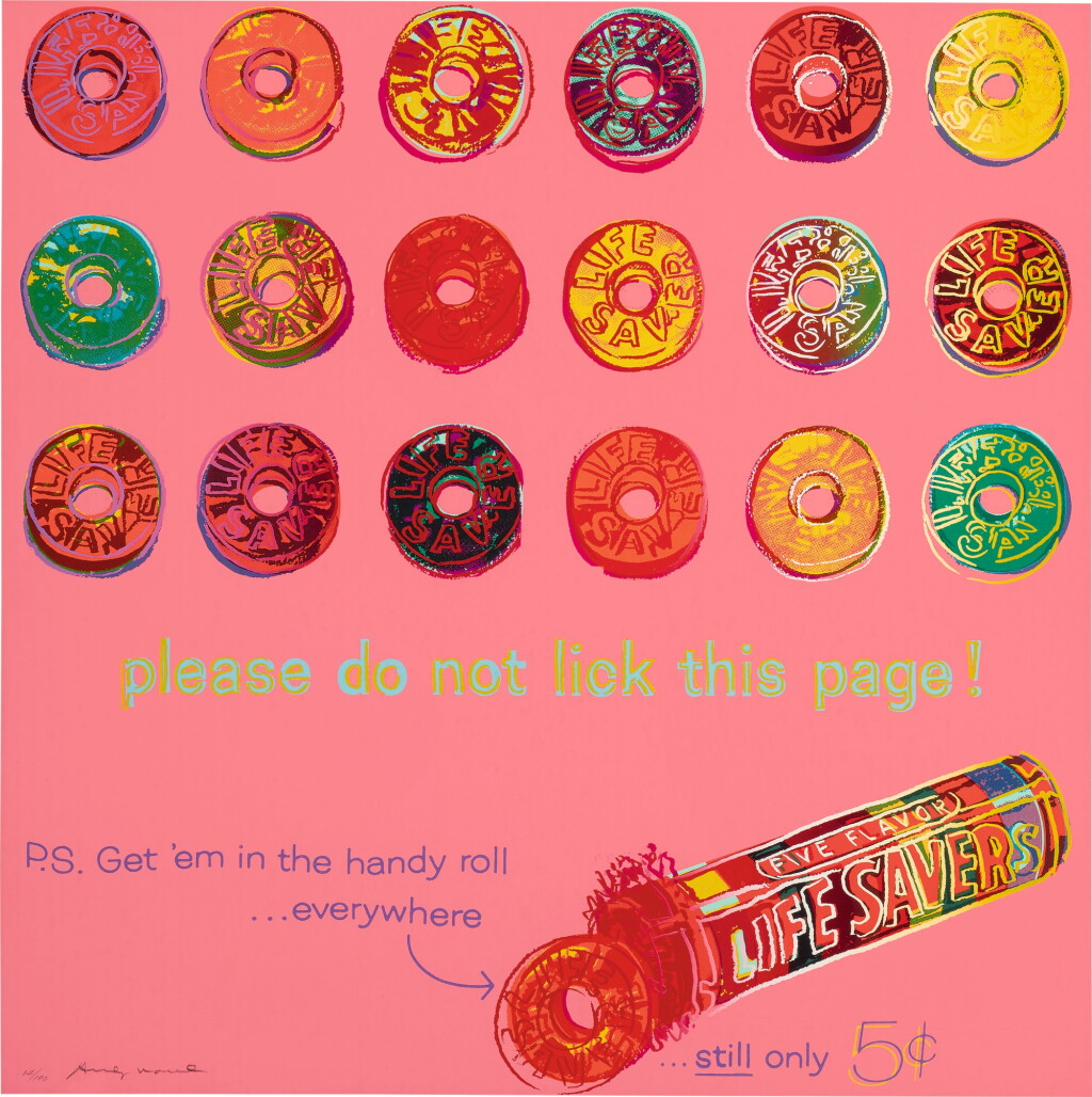 Voir en plein écran - Voir 1 du lot 81. ANDY WARHOL | LIFE SAVERS (F. & S. II.353).