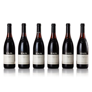 View full screen - View 1 of Lot 333. Barbaresco 1988 Gaja (6 BT).