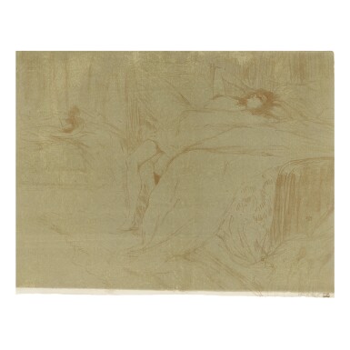 View full screen - View 1 of Lot 69. HENRI DE TOULOUSE-LAUTREC | FEMME SUR LE DOS - LASSITUDE (D. 189; ADR. 181; W. 165).