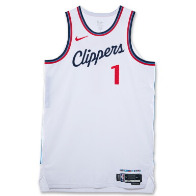View full screen - View 1 of Lot 22. James Harden Los Angeles Clippers 2024-2025 Game Issued Association Edition Jersey .