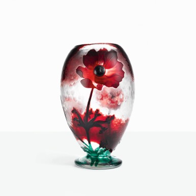 View full screen - View 1 of Lot 67. DAUM | "COQUELICOT" VASE.