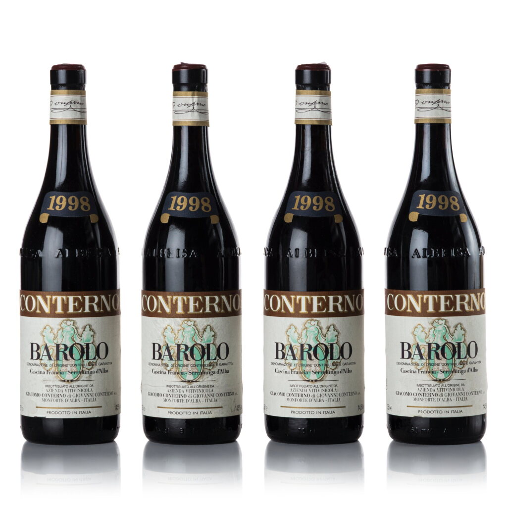 View full screen - View 1 of Lot 434. Barolo, Cascina Francia 1998 Giacomo Conterno (4 BT).