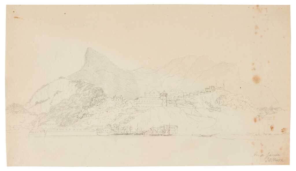 View full screen - View 1 of Lot 257. Ross Expedition—Rio de Janeiro | 24 lithographed views by Steinmann and Moreau, together with an original pencil sketch by Joseph Dalton Hooker.