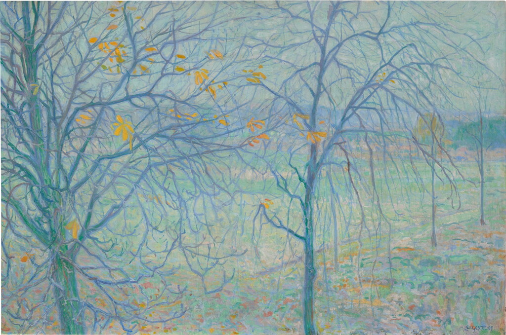 View full screen - View 1 of Lot 251. Landschap in Blauw (Landscape in Blue) or Verloren pracht (Lost Splendour).